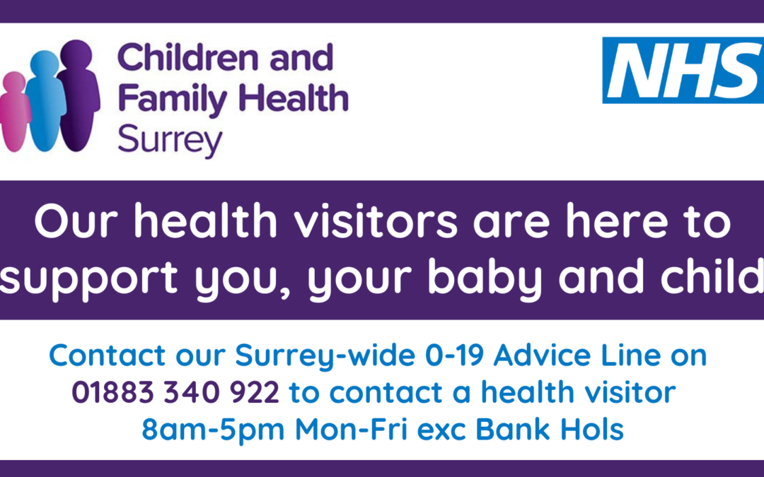 Children and Family Health Surrey: Health Visiting teams continue to support babies, children and families
